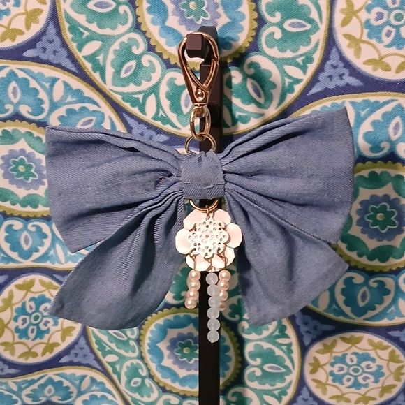 Purse Charm Set - Chain and Bow - Picture 8 of 8